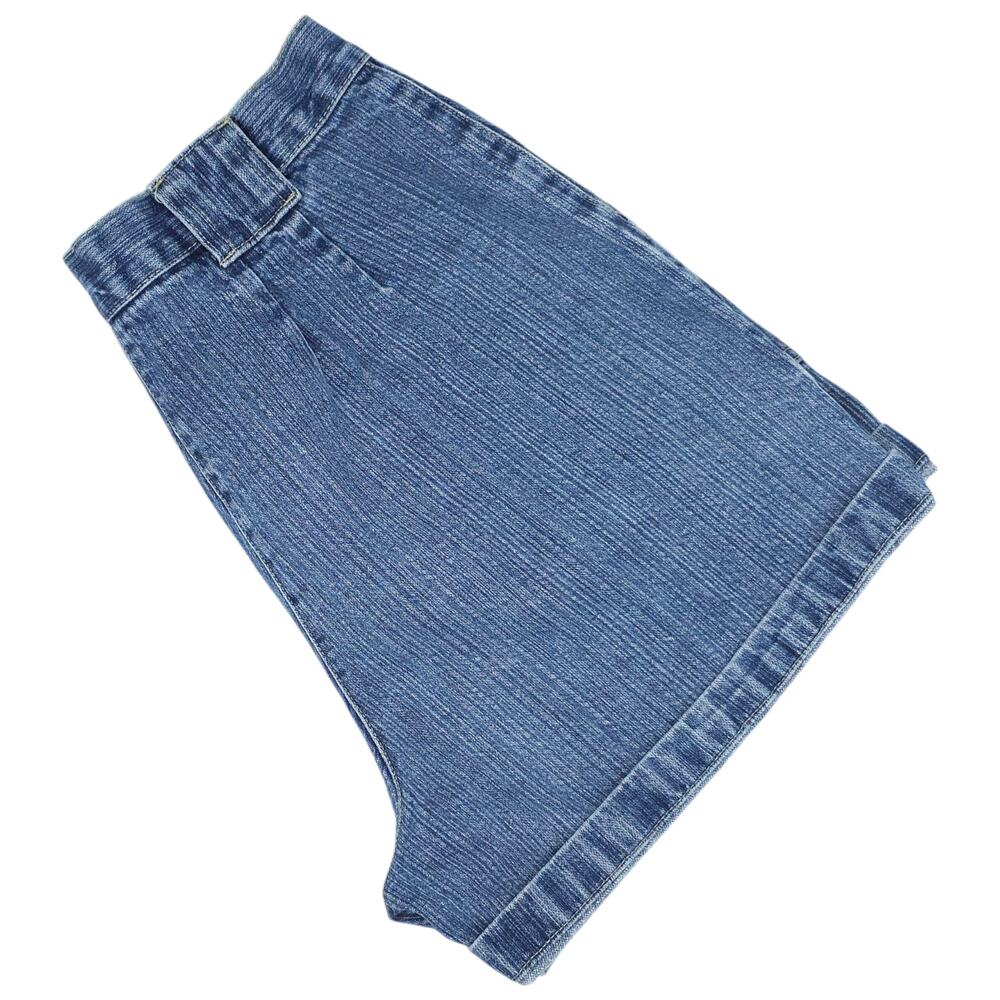 Sonoma Jean Company Shorts Womens 10 Blue Denim High Rise Cuffed Vintage Style - Picture 1 of 12